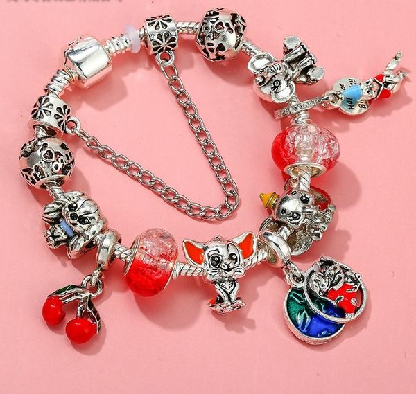 fashion sterling silver murano lampwork glass & european charm beads red cherry cartoon cute animal elephant rabbit dangle fits pandora char, Golden;silver
fashion sterling silver murano lampwork glass & european charm beads red cherry cartoon cute animal elephant rabbit dangle fits pandora char, Golden;silver