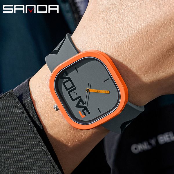 wristwatches sanda fashion sports brand quartz watch women casual silicone watches relogio feminino clock relogio mascu watches 230103, Slivery;brown
wristwatches sanda fashion sports brand quartz watch women casual silicone watches relogio feminino clock relogio mascu watches 230103, Slivery;brown