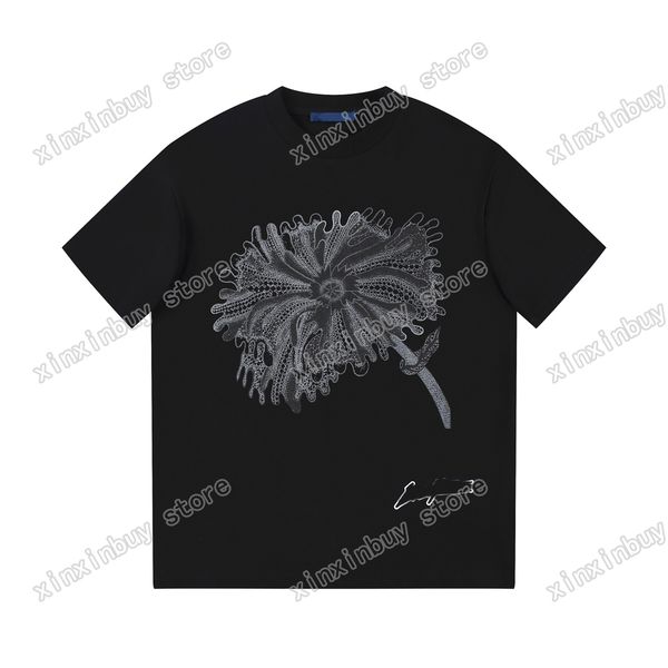 xinxinbuy men designer tee t shirt paris flowers letters print jacquard short sleeve cotton women white black gray xs-2xl, Black;brown
xinxinbuy men designer tee t shirt paris flowers letters print jacquard short sleeve cotton women white black gray xs-2xl, Black;brown