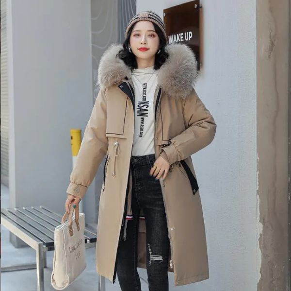 new long parkas with hooded female women winter coat thick down cotton pockets jacket womens outwear parkas plus size xxxxl, Black
new long parkas with hooded female women winter coat thick down cotton pockets jacket womens outwear parkas plus size xxxxl, Black