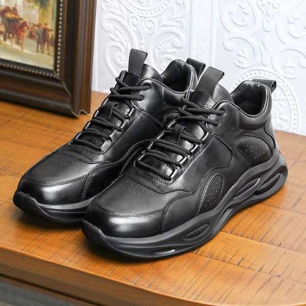 dress shoes new style comfortable breathable air cushion shoes men's leather shoes casual lace, Black
dress shoes new style comfortable breathable air cushion shoes men's leather shoes casual lace, Black