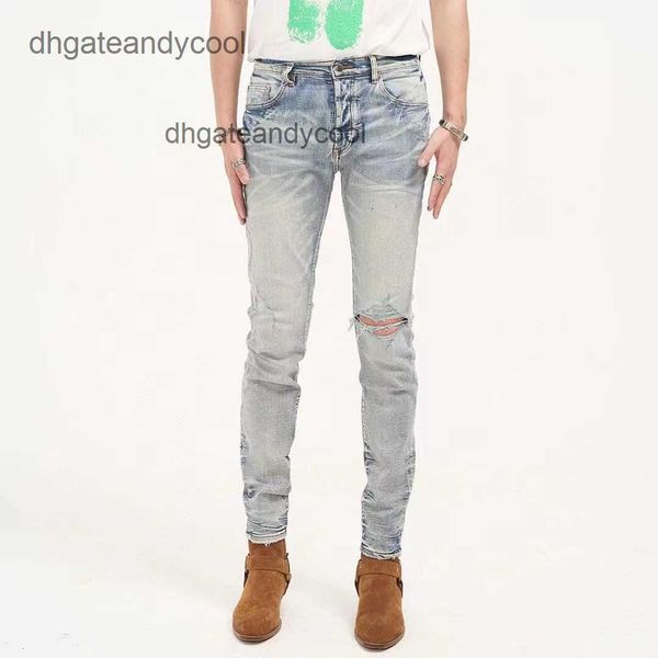 quan 2023 brand amirs same hole jeans zhilong's designer fashion jean white mens washing pant jeans wo spring summer slp high street fm, Blue
quan 2023 brand amirs same hole jeans zhilong's designer fashion jean white mens washing pant jeans wo spring summer slp high street fm, Blue