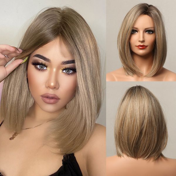 side part medium shoulder straight bob wigs ombre black brown synthetic hair wig for black women heat resistant fiberfactory direct
side part medium shoulder straight bob wigs ombre black brown synthetic hair wig for black women heat resistant fiberfactory direct