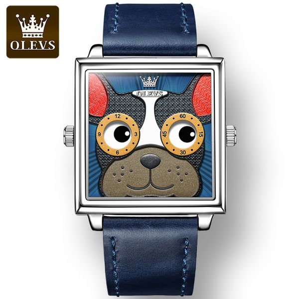 wristwatches olevs trendy japanese movement corium strap watch for men women quartz waterproof fashion wristwatch cartoon dog watches 230103, Slivery;brown
wristwatches olevs trendy japanese movement corium strap watch for men women quartz waterproof fashion wristwatch cartoon dog watches 230103, Slivery;brown