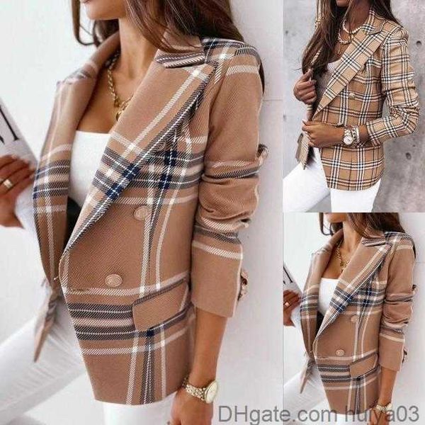 new women jackets blends dress casual long sleeve luxury coats classical plaid womens designer coats working causal coat size s-2xl huiya03, Black;brown
new women jackets blends dress casual long sleeve luxury coats classical plaid womens designer coats working causal coat size s-2xl huiya03, Black;brown