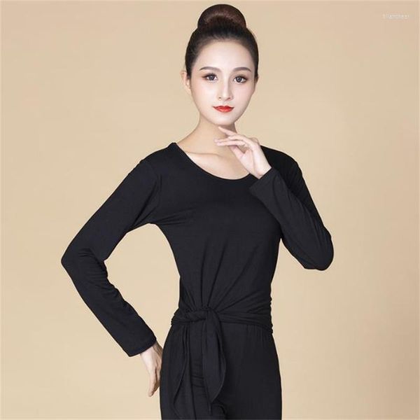 stage wear ly modal dancing women solid color clothing high elastic base shirt irregular hem dance training clothes, Black;red
stage wear ly modal dancing women solid color clothing high elastic base shirt irregular hem dance training clothes, Black;red
