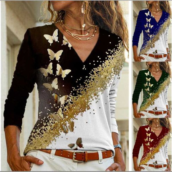 women's t-shirt woman tshirts fashion vintage long sleeve bow print graphic t shirts slim fit v-neck harajuku women clothing plus size, White
women's t-shirt woman tshirts fashion vintage long sleeve bow print graphic t shirts slim fit v-neck harajuku women clothing plus size, White