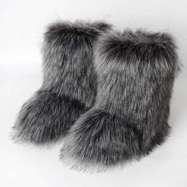 boots winter women's luxury faux fur outdoor ladies warm house shoes female fluffy furry snow girl fashion party 221215, Black
boots winter women's luxury faux fur outdoor ladies warm house shoes female fluffy furry snow girl fashion party 221215, Black