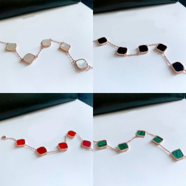 charm designer bracelets for women birthday gifts valentines day party engagement jewelry bracelet for girls boys simple pulsera four leaf c, Golden;silver
charm designer bracelets for women birthday gifts valentines day party engagement jewelry bracelet for girls boys simple pulsera four leaf c, Golden;silver