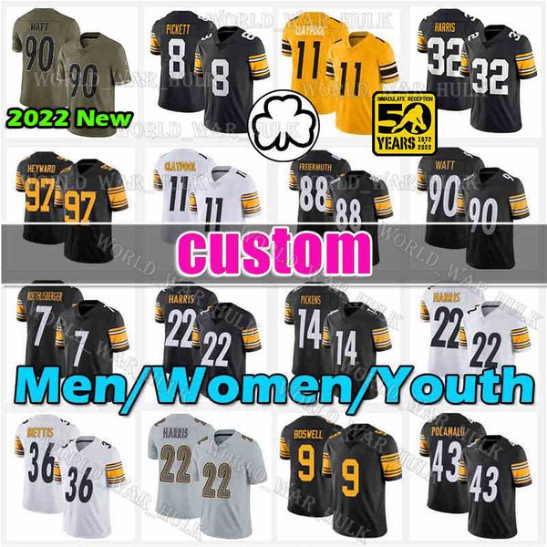 22 najee harris jersey kenny pickett 32 franco football pittsburgh steelers 14 george pickens chris boswell minkah fitzpatrick t.j. watt pat, Black;red
22 najee harris jersey kenny pickett 32 franco football pittsburgh steelers 14 george pickens chris boswell minkah fitzpatrick t.j. watt pat, Black;red