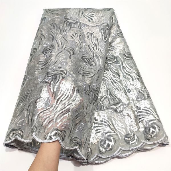 grey african lace sequined fabric with stones 2023 5 yards nigerian tulle mesh fabrics laces for party dress sewing, Black;white
grey african lace sequined fabric with stones 2023 5 yards nigerian tulle mesh fabrics laces for party dress sewing, Black;white
