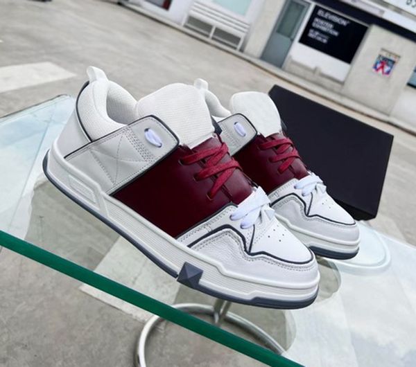 men women's dress shoes open skate sneakers calfskin patent leather white platinium winter casual shoe designer luxurys fashion ladies, Black
men women's dress shoes open skate sneakers calfskin patent leather white platinium winter casual shoe designer luxurys fashion ladies, Black