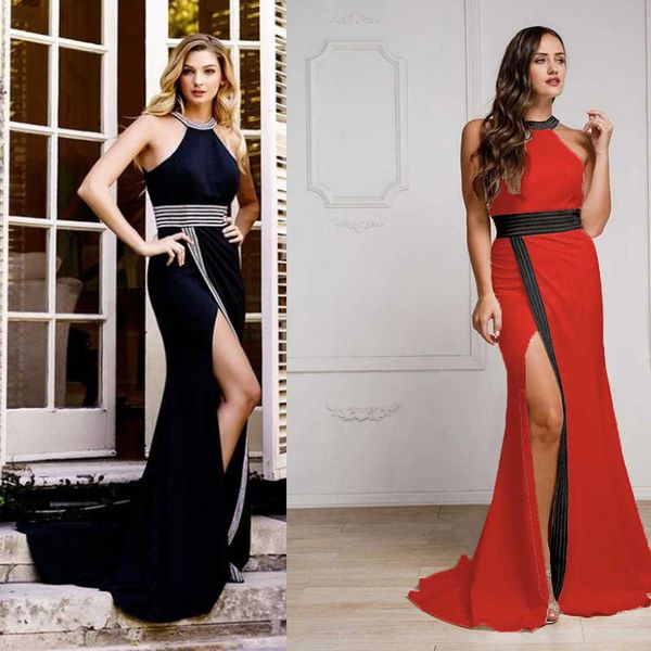 party dresses casual 2022 summer new backless dress long sleeveless slim host 220104, White;black
party dresses casual 2022 summer new backless dress long sleeveless slim host 220104, White;black