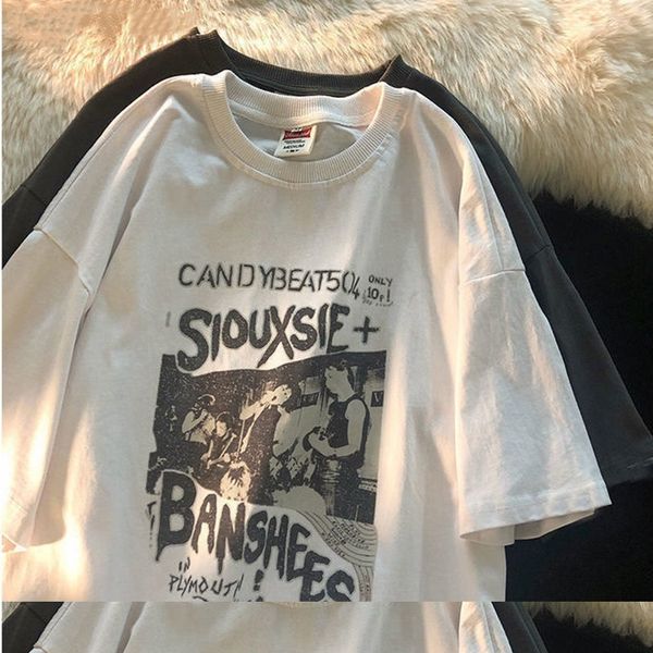 women s t shirt man vintage oversized short sleeve shirt summer hip hop streetwear harajuku t shirt clothes loose tee 230103, White
women s t shirt man vintage oversized short sleeve shirt summer hip hop streetwear harajuku t shirt clothes loose tee 230103, White
