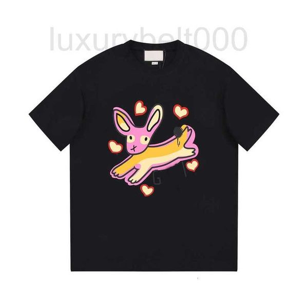 women's t-shirt designer spring summer new style short sleeved t-shirt women cartoon rabbit cat round neck shirt simple fashion men sam, White
women's t-shirt designer spring summer new style short sleeved t-shirt women cartoon rabbit cat round neck shirt simple fashion men sam, White
