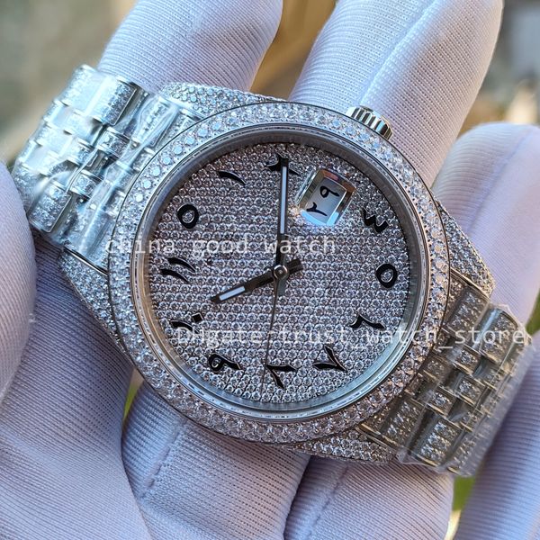 super watch men's diamond case 28800 automatic motion bp factory 904l watches diamond arab n umber dial bpf jubilee strap wristmaps sap, Slivery;brown
super watch men's diamond case 28800 automatic motion bp factory 904l watches diamond arab n umber dial bpf jubilee strap wristmaps sap, Slivery;brown