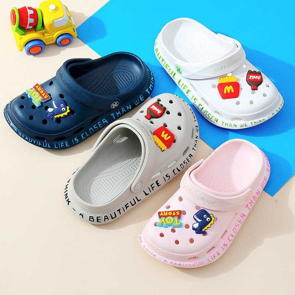 slipper new kids slippers summer boys girls sandals cartoon shoes baby soft garden shoes eva mules children 2022 beach shoes kids clogs t230, Black;grey
slipper new kids slippers summer boys girls sandals cartoon shoes baby soft garden shoes eva mules children 2022 beach shoes kids clogs t230, Black;grey