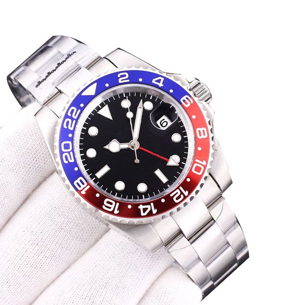 watches aaa automatic mechanical movement watch for men 40mm stainless steel silver strap coke ceramic case folding buckle classic wristwatc, Slivery;brown
watches aaa automatic mechanical movement watch for men 40mm stainless steel silver strap coke ceramic case folding buckle classic wristwatc, Slivery;brown