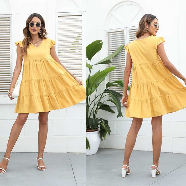 party dresses casual independently developed and designed new women's wear solid color dress temperament casual a-word 220104, White;black
party dresses casual independently developed and designed new women's wear solid color dress temperament casual a-word 220104, White;black