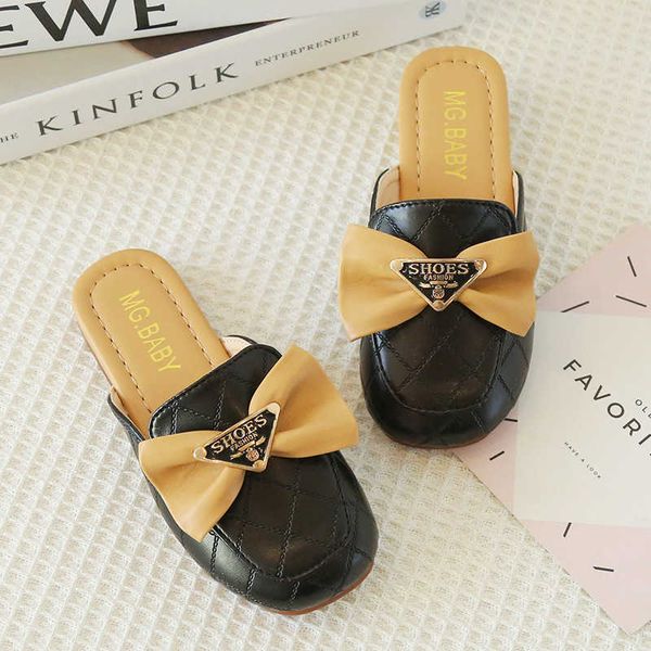 slipper kids covered toes casual slippers spring fashion girls outside wearing lazy flat bow shoes children simple princess slippers t230302, Black;grey
slipper kids covered toes casual slippers spring fashion girls outside wearing lazy flat bow shoes children simple princess slippers t230302, Black;grey