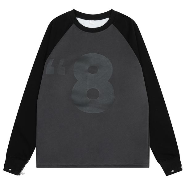 vintage letter print pullover men's plus size sweatshirts women long sleeves zipper casual cotton, Black;brown
vintage letter print pullover men's plus size sweatshirts women long sleeves zipper casual cotton, Black;brown