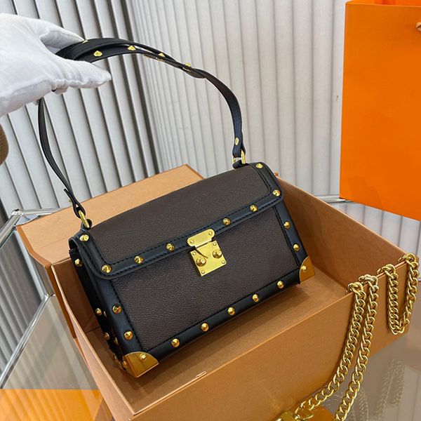 women trunk bag fashion shoulder chain bags designer mini square box leather handbags old flower classical handbag crossbody quality rivet w
women trunk bag fashion shoulder chain bags designer mini square box leather handbags old flower classical handbag crossbody quality rivet w