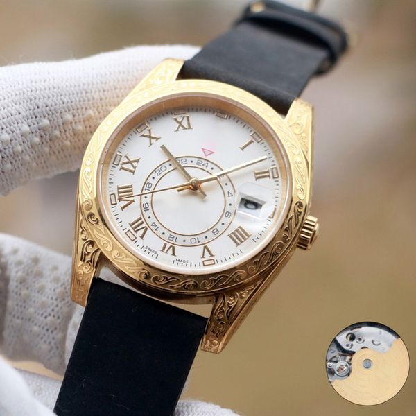 2023men's luxury automatic mechanical watch business leisure three pin carving anti vertigo multi-functional calendar luminous waterpro, Slivery;brown
2023men's luxury automatic mechanical watch business leisure three pin carving anti vertigo multi-functional calendar luminous waterpro, Slivery;brown