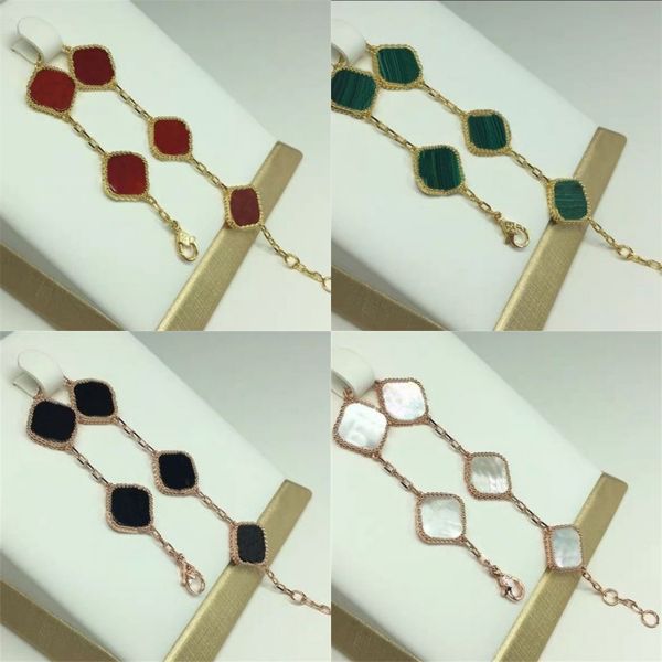 plated silver bracelets designer for women fashion mens jewelry chain four leaf clovers pulsera stainless steel couple love braceletes luxur, Golden;silver
plated silver bracelets designer for women fashion mens jewelry chain four leaf clovers pulsera stainless steel couple love braceletes luxur, Golden;silver