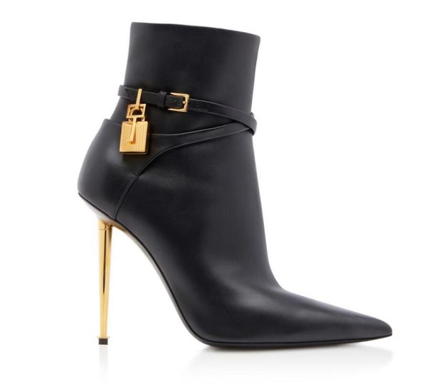 tom-fords-boots leather padlock women ankle boots side zip shoes pointed toe fashion boot stiletto short boots with box, Black
tom-fords-boots leather padlock women ankle boots side zip shoes pointed toe fashion boot stiletto short boots with box, Black