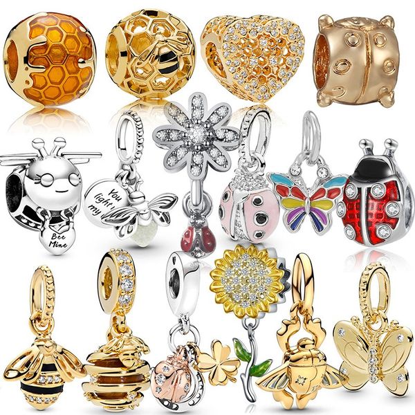 fits pandora sterling silver bracelet bee sunflower ladybug butterfly honeycomb beads charms for european snake charm chain fashion diy jewe, Black
fits pandora sterling silver bracelet bee sunflower ladybug butterfly honeycomb beads charms for european snake charm chain fashion diy jewe, Black
