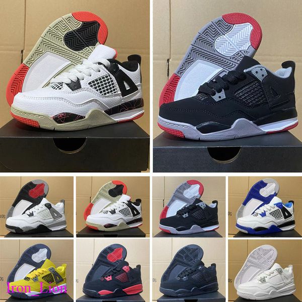 kids 4s grey pink iv collaboration basketball bred shoes children outdoor sports sneaker sail muslin pure white black 4 athleti28-36
kids 4s grey pink iv collaboration basketball bred shoes children outdoor sports sneaker sail muslin pure white black 4 athleti28-36