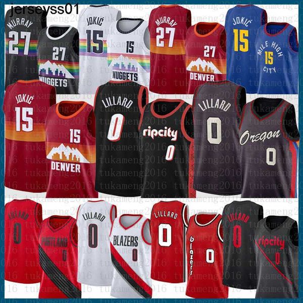 0 nikola jamal murray jokic basketball jersey 27 15 damian lillard denvers nugget portlands mens trail black blazer silver, Black;red
0 nikola jamal murray jokic basketball jersey 27 15 damian lillard denvers nugget portlands mens trail black blazer silver, Black;red