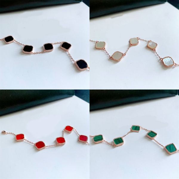 luxury designer charms bracelet man colorful four leaf clover pulsera birthday present valentines day bracelets for teen girls trendy design, Golden;silver
luxury designer charms bracelet man colorful four leaf clover pulsera birthday present valentines day bracelets for teen girls trendy design, Golden;silver
