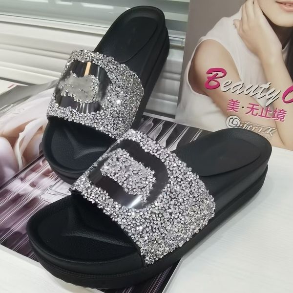 2023 designer slides women slippers summer sandals beach pool rubber slide rhinestone diamond flat platform ladies quilted leather designer, Black
2023 designer slides women slippers summer sandals beach pool rubber slide rhinestone diamond flat platform ladies quilted leather designer, Black