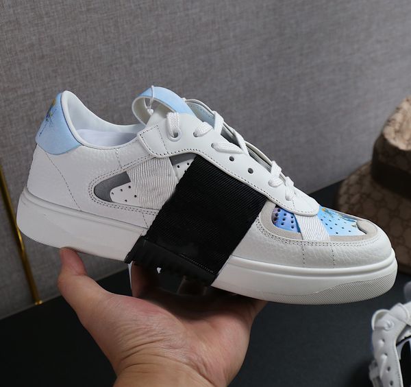 men women's dress shoes low sneakers calfskin mesh fabric bands winter casual shoe designer luxurys fashion ladies sports shoes 35-45, Black
men women's dress shoes low sneakers calfskin mesh fabric bands winter casual shoe designer luxurys fashion ladies sports shoes 35-45, Black