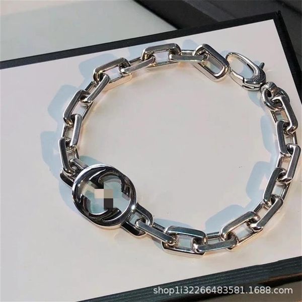 68% off designer jewelry gujia 925 big double g interlocking bracelet thai silver simple old fashion men's and women's l203b, Black
68% off designer jewelry gujia 925 big double g interlocking bracelet thai silver simple old fashion men's and women's l203b, Black