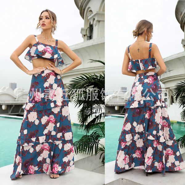 party dresses one-pieces 2022 women's spring and summer beach skirt long printed suspender dress set 220104, White;black
party dresses one-pieces 2022 women's spring and summer beach skirt long printed suspender dress set 220104, White;black