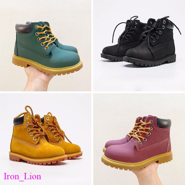 ankle platform land boots shoes kids womens leather winter boot for cowboy yellow red blue black pink hiking work motorcycle sneakers 22-36
ankle platform land boots shoes kids womens leather winter boot for cowboy yellow red blue black pink hiking work motorcycle sneakers 22-36