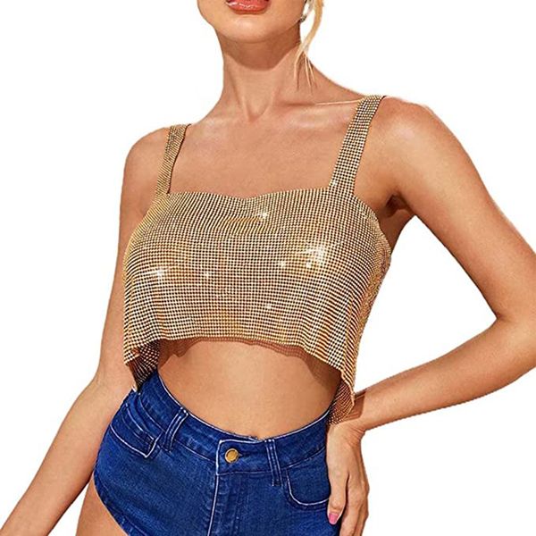 crop tanks gold sparkly sequin tube glitter camis sleeveless spaghetti strap tank for women, White
crop tanks gold sparkly sequin tube glitter camis sleeveless spaghetti strap tank for women, White