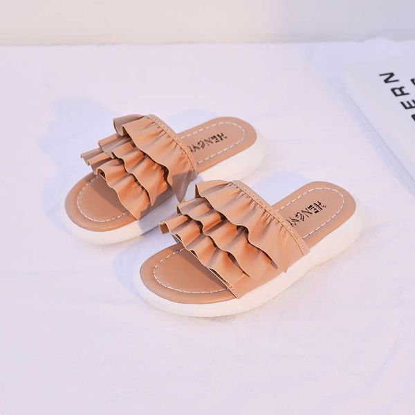 slipper girls korean style beach sandals 2023 summer new lotus leaf little princess indoor home non-slip slippers solid open-toe flat pu t23, Black;grey
slipper girls korean style beach sandals 2023 summer new lotus leaf little princess indoor home non-slip slippers solid open-toe flat pu t23, Black;grey