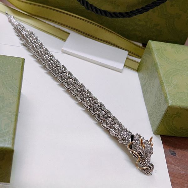 classic big size mens bracelet luxury dragon designer jewelry titanium steel women punk bangle hip hop chain bracelets bangles cuff 18-24cm, Golden;silver
classic big size mens bracelet luxury dragon designer jewelry titanium steel women punk bangle hip hop chain bracelets bangles cuff 18-24cm, Golden;silver
