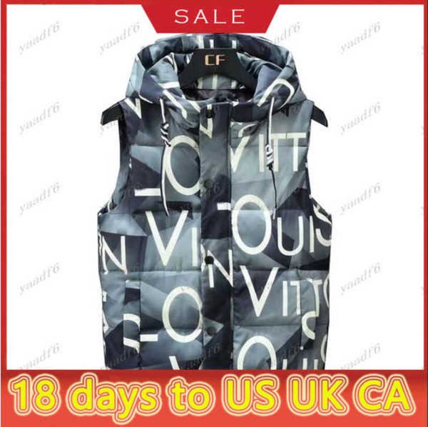 2022 new men's vest outdoor leisure sports loose and comfortable full printed letters ff thick hooded sleeveless cotton jacket for wome, Black;white
2022 new men's vest outdoor leisure sports loose and comfortable full printed letters ff thick hooded sleeveless cotton jacket for wome, Black;white