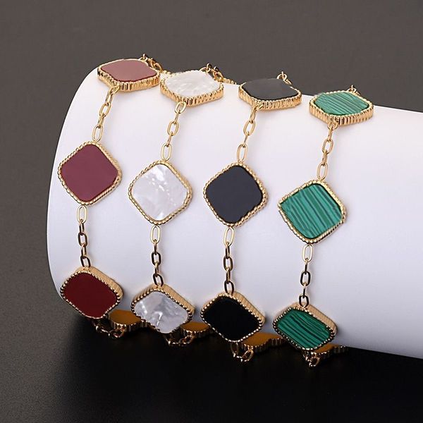 luxury charms bracelets for girls fashion jewlery designer for women clover bracelet luxe engagement wedding couple love braceletes classic, Golden;silver
luxury charms bracelets for girls fashion jewlery designer for women clover bracelet luxe engagement wedding couple love braceletes classic, Golden;silver