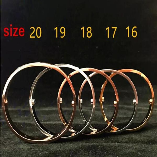 2020 titanium steel bracelets silver rose gold bangles women men screwdriver bracelet couple jewelry with red pouch247n, Black
2020 titanium steel bracelets silver rose gold bangles women men screwdriver bracelet couple jewelry with red pouch247n, Black
