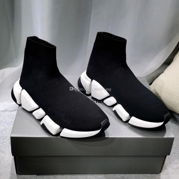 with box designer balencaigaitys shoes male designer elastic casual shoes female 2.0 speed coach socks boots speed shoes runner sneakers jr, Black
with box designer balencaigaitys shoes male designer elastic casual shoes female 2.0 speed coach socks boots speed shoes runner sneakers jr, Black