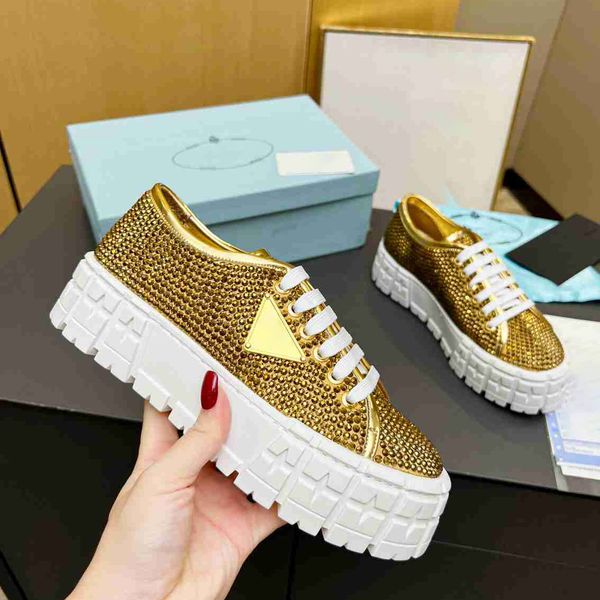 2023 spring casual shoes womens platform sneaker leather shoe fashion show stage shoe imitation crystal embellished with satin platinum blac, Black
2023 spring casual shoes womens platform sneaker leather shoe fashion show stage shoe imitation crystal embellished with satin platinum blac, Black