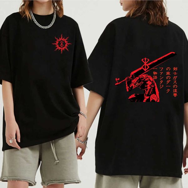 men's t-shirts men t-shirt berserk guts anime t shirts o neck clothing t230103, White;black
men's t-shirts men t-shirt berserk guts anime t shirts o neck clothing t230103, White;black