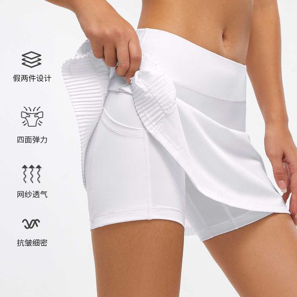 sports shorts women's tennis skirt anti light outdoor quick drying breathable running fitness training pleated skirts gym clothes, Black
sports shorts women's tennis skirt anti light outdoor quick drying breathable running fitness training pleated skirts gym clothes, Black
