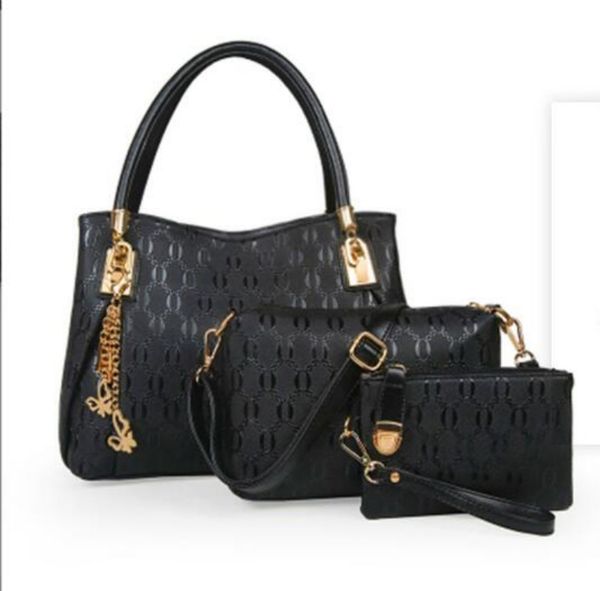 three piece fashion designer pu messenger bag printed shoulder bag portable evening wear handbag wallet
three piece fashion designer pu messenger bag printed shoulder bag portable evening wear handbag wallet
