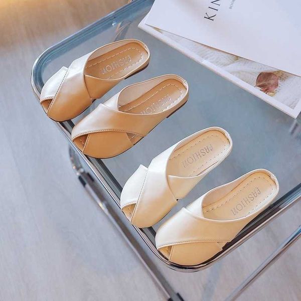 slipper girls covered toes slippers 2023 summer new little princess korean style kids fashion solid color versatile breathable flats pu t230, Black;grey
slipper girls covered toes slippers 2023 summer new little princess korean style kids fashion solid color versatile breathable flats pu t230, Black;grey